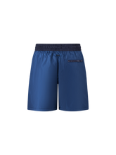 Load image into Gallery viewer, Catini Baratti Contrast Waistband Swim Shorts Dark Blue/Navy Blue