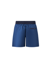 Load image into Gallery viewer, Catini Baratti Contrast Waistband Versatile Shorts Dark Blue/Navy Blue