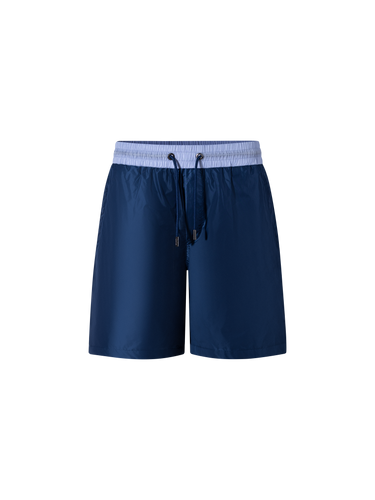 Catini Baratti Contrast Waistband Swim Shorts Navy Blue/Light Blue