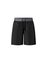 Load image into Gallery viewer, Catini Baratti Contrast Waistband Swim Shorts Black/Dark Grey