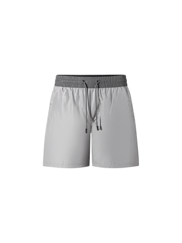 Catini Baratti Contrast Waistband Versatile Shorts Light Grey/Dark Grey