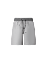 Load image into Gallery viewer, Catini Baratti Contrast Waistband Swim Shorts Light Grey/Dark Grey