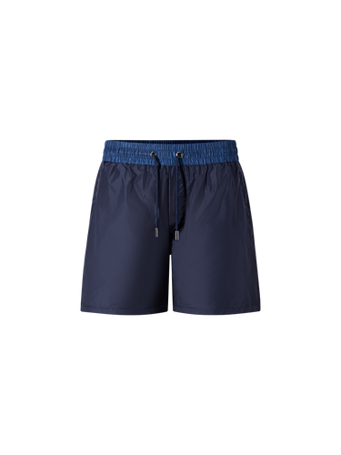 Catini Baratti Contrast Waistband Versatile Shorts Navy Blue/Dark Blue