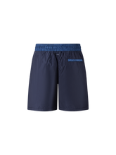 Load image into Gallery viewer, Catini Baratti Contrast Waistband Swim Shorts Navy Blue/Dark Blue