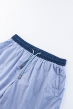 Load image into Gallery viewer, Catini Baratti Contrast Waistband Swim Shorts Light Blue/Navy Blue