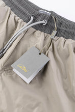 Load image into Gallery viewer, Catini Baratti Contrast Waistband Swim Shorts Arenaria Beige/Dark Grey