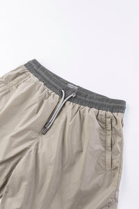 Catini Baratti Contrast Waistband Swim Shorts Arenaria Beige/Dark Grey
