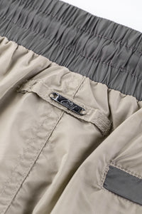 Catini Baratti Contrast Waistband Swim Shorts Arenaria Beige/Dark Grey