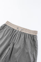 Load image into Gallery viewer, Catini Baratti Contrast Waistband Swim Shorts Light Grey/Arenaria Beige