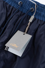 Load image into Gallery viewer, Catini Baratti Contrast Waistband Swim Shorts Navy Blue/Dark Blue