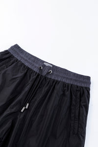Catini Baratti Contrast Waistband Swim Shorts Black/Dark Grey