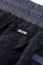 Load image into Gallery viewer, Catini Baratti Contrast Waistband Swim Shorts Black/Dark Grey