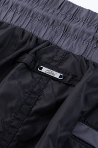 Catini Baratti Contrast Waistband Swim Shorts Black/Dark Grey