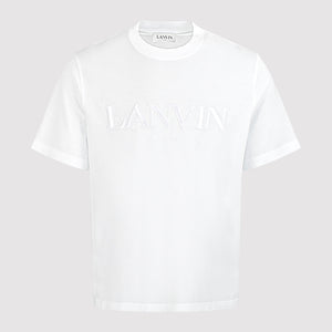 LANVIN WHITE LOGO T SHIRT