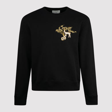 LANVIN BLACK SWEATSHIRT