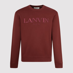 LANVIN LOGO EMBROIDERED SWEATSHIRT