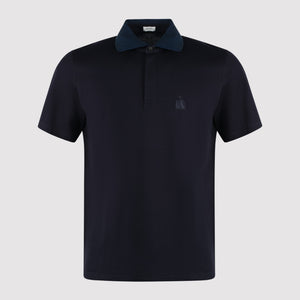 LANVIN NAVY POLO SHIRT