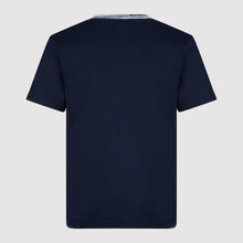 Load image into Gallery viewer, MISSONI Logo Collar T-Shirt Navy Blue