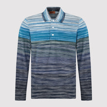 Load image into Gallery viewer, MISSONI stripped long sleeve polo shirt