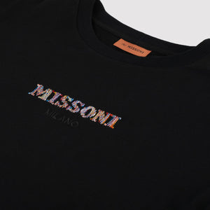 Missoni Embroidered Logo T-Shirt Black