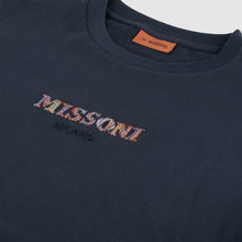 Load image into Gallery viewer, MISSONI Embroidered Logo T-Shirt Navy Blue