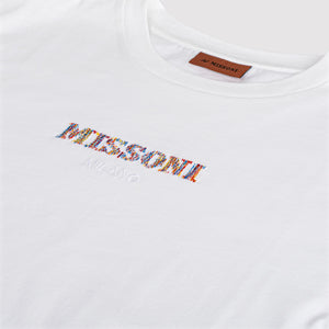 MISSONI Embroidered Logo T-Shirt White