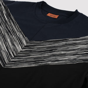 MISSONI Black horizontal T-Shirt