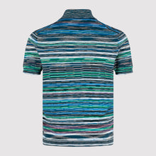 Load image into Gallery viewer, MISSONI fine knit short sleeved polo shirt