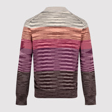 Load image into Gallery viewer, MISSONI stripped knitted long sleeved polo shirt