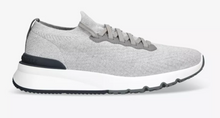 Load image into Gallery viewer, Brunello Cucinelli Knitted Sneakers Grey/Navy Blue