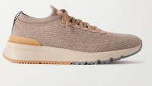 Load image into Gallery viewer, Brunello Cucinelli Knitted Sneakers Beige