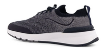 Load image into Gallery viewer, Brunello Cuninelli Knitted Lace-Up Sneakers White/Navy Blue