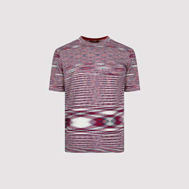 Missoni Spacedye Knit T-Shirt Red