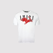 Load image into Gallery viewer, Amiri Rabbit Logo Tee White