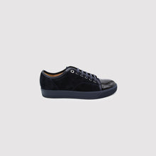 Load image into Gallery viewer, Patent Toe Trainers Triple Navy