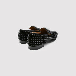 Christian Louboutin Dandelion Spikes Loafers - Black