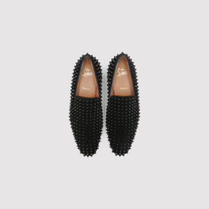 Christian Louboutin Dandelion Spikes Loafers - Black