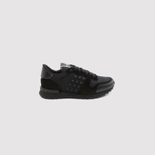 Load image into Gallery viewer, Valentino Garavani Studded Nylon Rockrunner Black