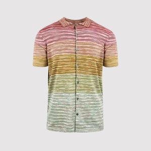 Missoni Spacedye Button Up Knit Shirt