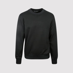 Dolce & Gabbana Embroidered Logo Sweatshirt Black