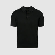 Load image into Gallery viewer, Prada Fine Knit Polo Shirt Black