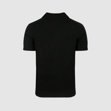 Load image into Gallery viewer, Prada Fine Knit Polo Shirt Black