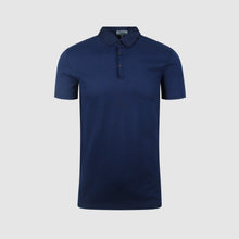 Load image into Gallery viewer, Lanvin Contrast Collar Polo Shirt Navy Blue