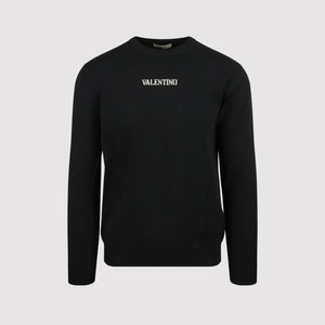 Valentino Intarsia Jumper Black