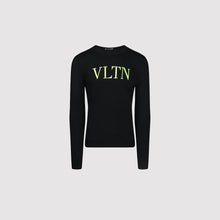Load image into Gallery viewer, Valentino VLTN Intarsia-Knit Jumper - Neon Green
