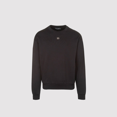 Dolce & Gabbana Metal Logo Sweatshirt Black