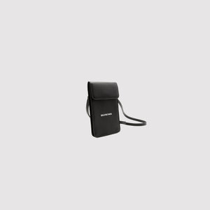 Balenciaga Leather Logo Flap Bag