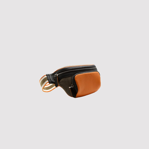 Fendi Leather Belt Bag Orange