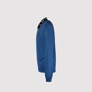Givenchy High Collar Windbreaker Blue