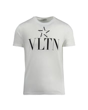 Load image into Gallery viewer, VALENTINO VLTN STAR print white T-shirt